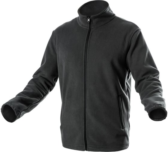 Изображение товара Толстовка флисовая HOEGERT TECHNIK PASADER, чёрная, 2XL (56) HT5K384-1-2XL