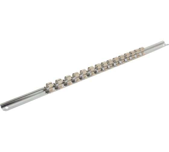 Изображение товара Планка держатель для головок AIST 1/2 дюйма на 15 шт. металлическая 510мм // 99940815 00-00026664