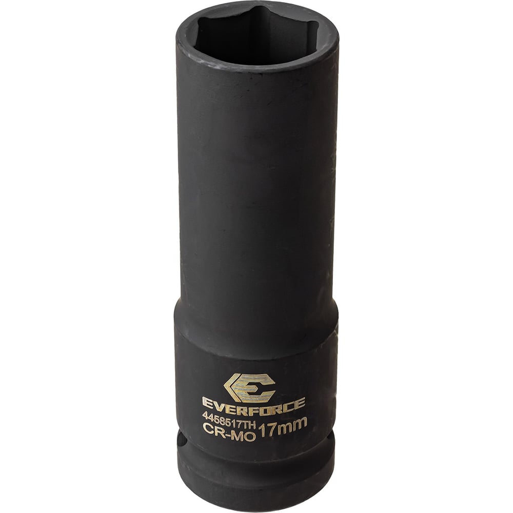 Изображение товара Головка ударная тонкостенная глубокая EVERFORCE 17 мм 1/2 дюйма EF-4458517TH