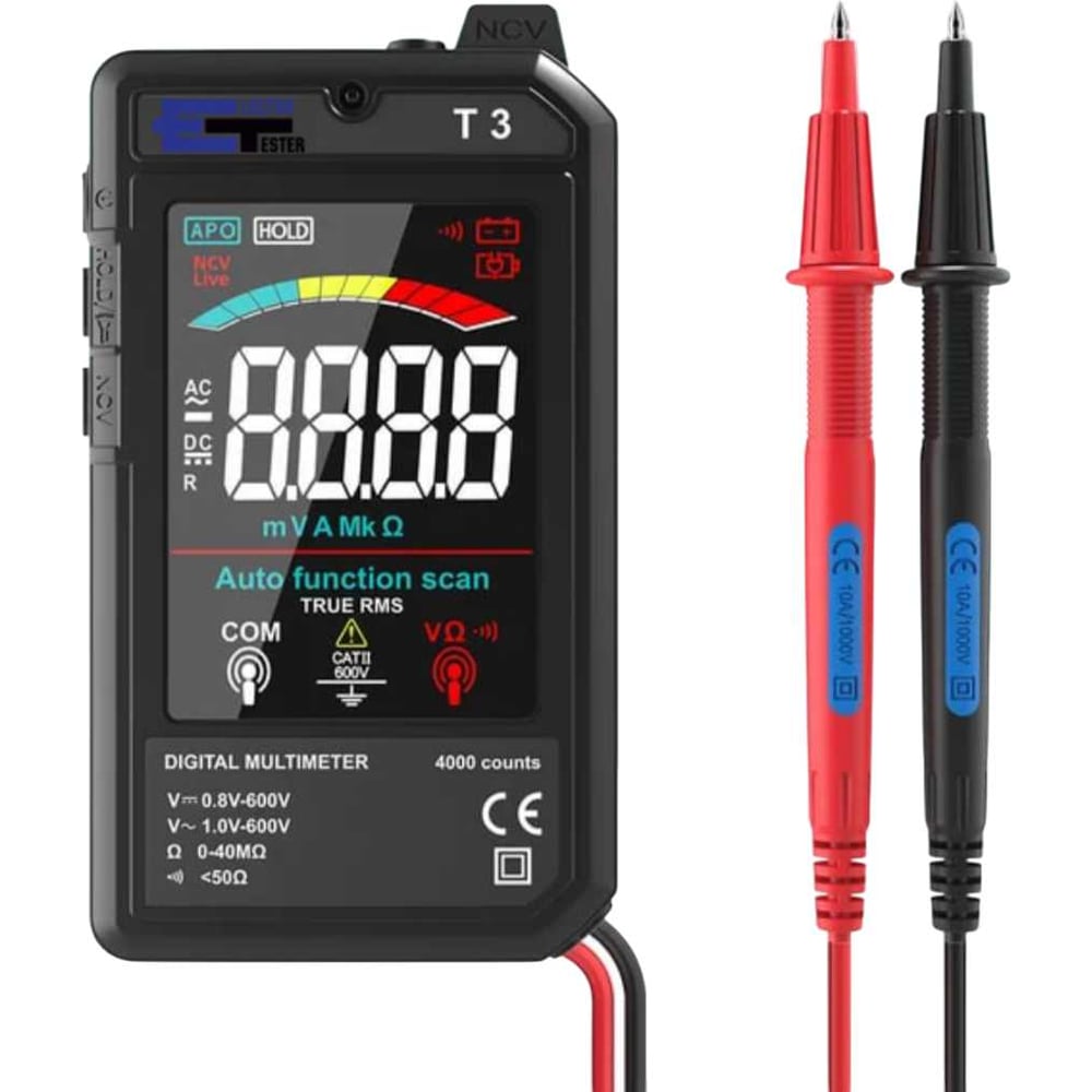 Изображение товара Цифровой мультиметр Electrotester T3 для точных измерений напряжения сопротивления