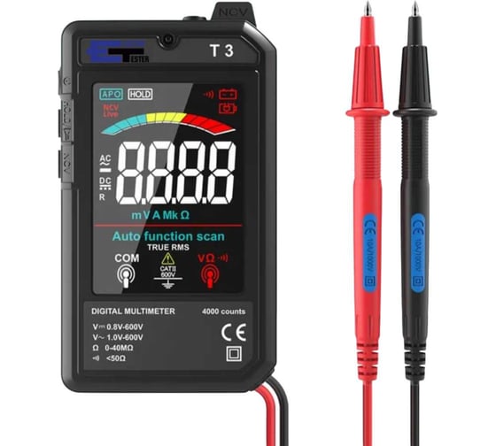Изображение товара Мультиметр цифровой Electrotester T3