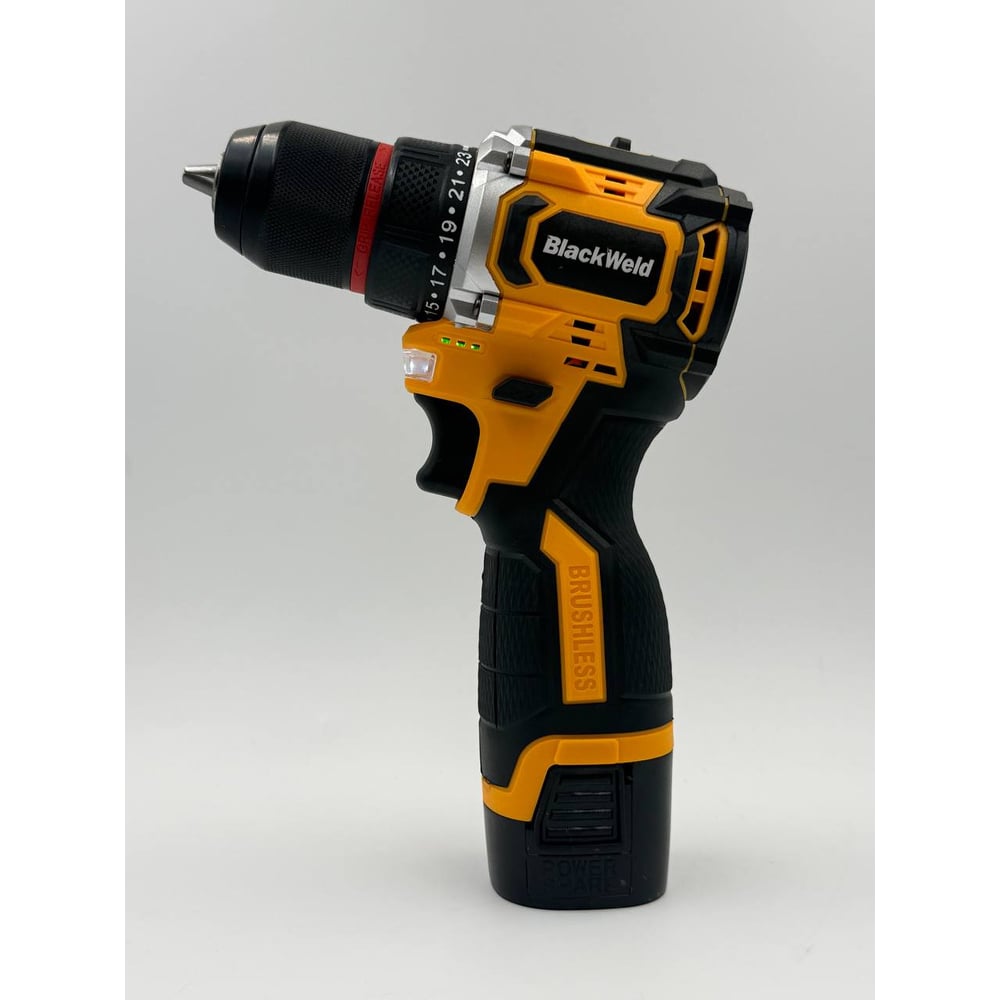 Изображение товара Аккумуляторная дрель-шуруповерт BlackWeld JZ10-2Y 18V бесщеточная профессиональная