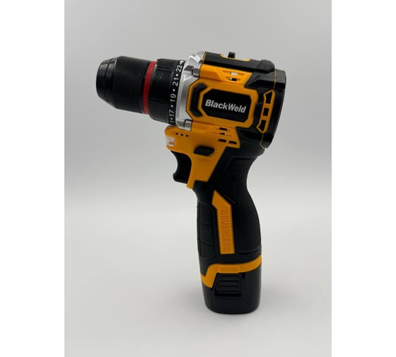 Изображение товара Бесщеточная аккумуляторная дрель-шуруповерт BlackWeld JZ10Y 18V1.5Ah 150168