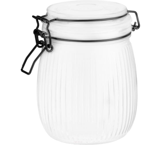 Изображение товара Банка для сыпучих продуктов стеклянная PERFECTO LINEA GRACE (Грейс) 750 мл 34-027507