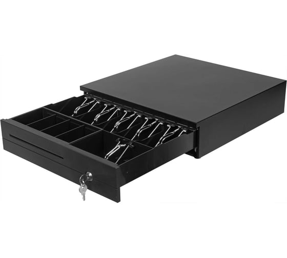 Изображение товара Денежный ящик МЕХЭЛЕКТРОН-М H405 с открыванием Push-On черный