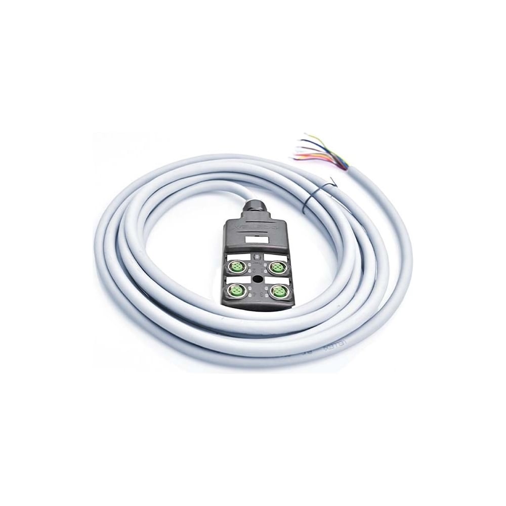 Изображение товара Распределительная коробка VELLEDQ M12-A3-4K4P-5.0PUR/GY для наружного монтажа