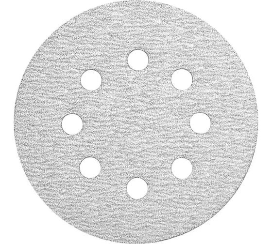 Изображение товара Шлифовальный круг Vitatools 180мм, P180, 8 отверстий, серый, 1 штука WT-180-P180-8