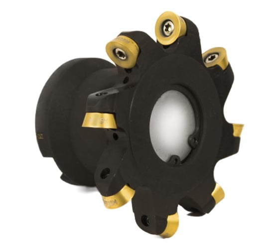 Изображение товара Фреза дисковая Русский Инструмент 80х12х27 R=6 с механическим креплением круглых пластин RDEW 1204MOT Z=8 СОЖ AS100-R080.12.08.A27.C NOX ri.443.42