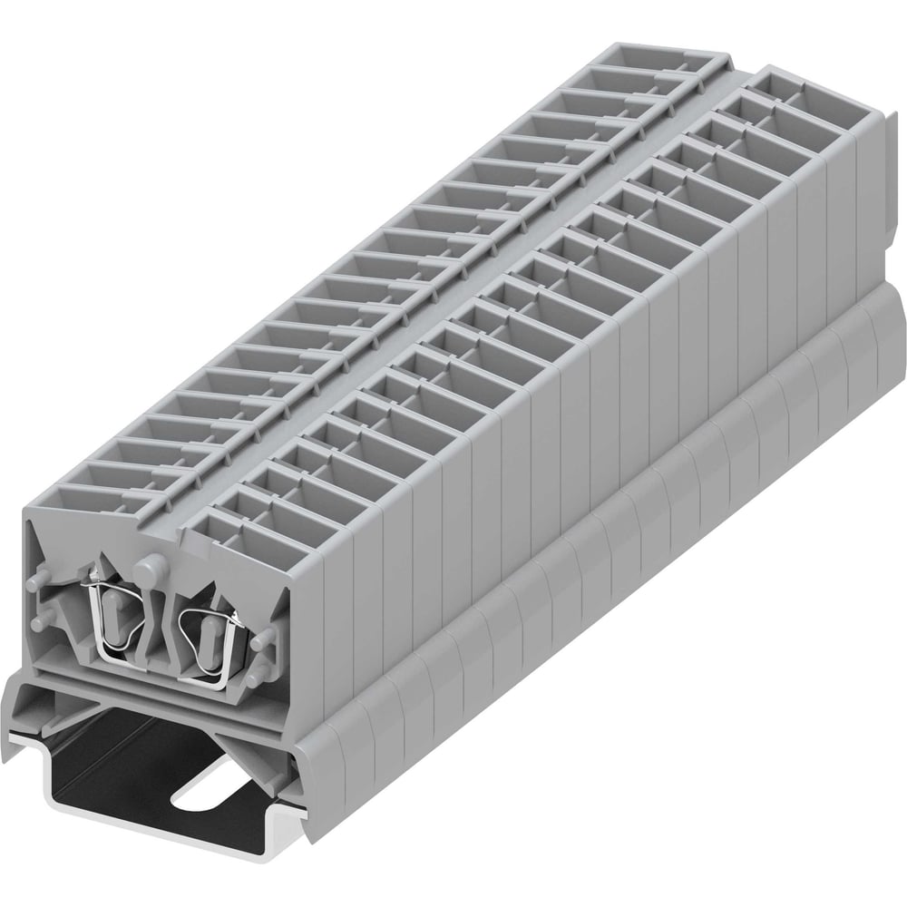 Изображение товара Клемма проходная SUPU TB 1-1 на DIN-рейку 100 шт серый