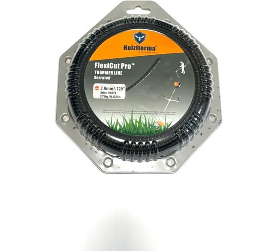 Изображение товара Леска для триммера зазубрины Holzfforma FlexiCut Pro 3мм/30м SR003030PRO