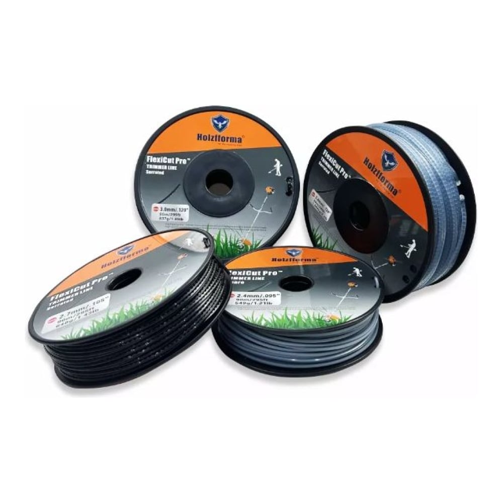 Леска для триммера зазубрины Holzfforma FlexiCut Pro 3.4мм/1000м SR341000PRO