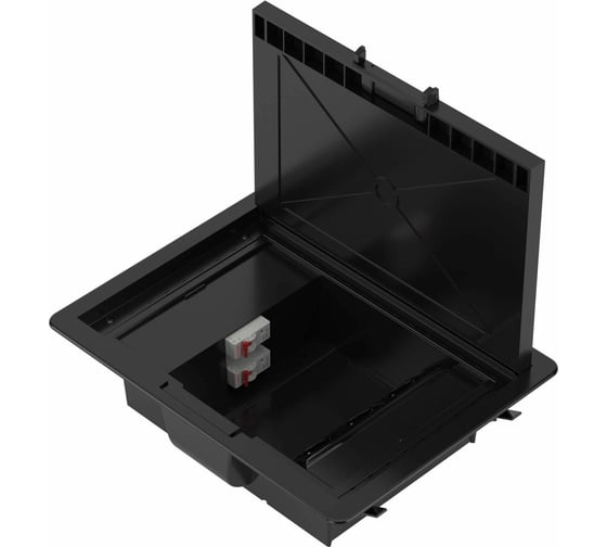 Изображение товара Напольный лючок DKC RAL 9005 12 модулей, черный 88012