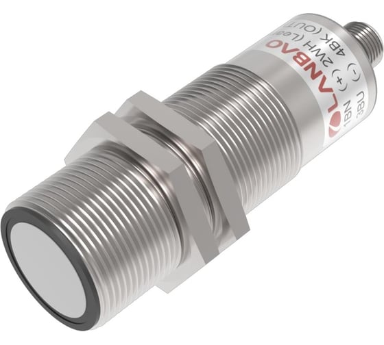 Изображение товара Ультразвуковой датчик Lanbao UR30-CM3DPB-E2 Sn=180-3000 мм, PNP NO/NC (Програм) 18...30 DC, разъем М12 08-00017068