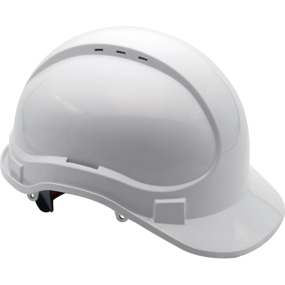 Изображение товара Защитная каска ЕЛАНПЛАСТ Ай-Прайм Стандарт белая с ремнем 52-62см