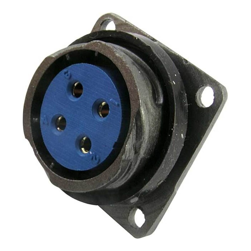 Изображение товара Разъем RUICHI FQ24-4pin ZK 124206 с алюминиевым корпусом IP67 4 контакта