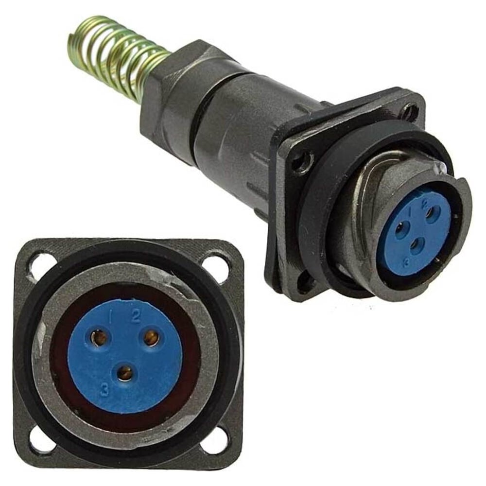 Изображение товара Разъем RUICHI FQ18-3pin ZPK-8 IP67 для промышленного применения