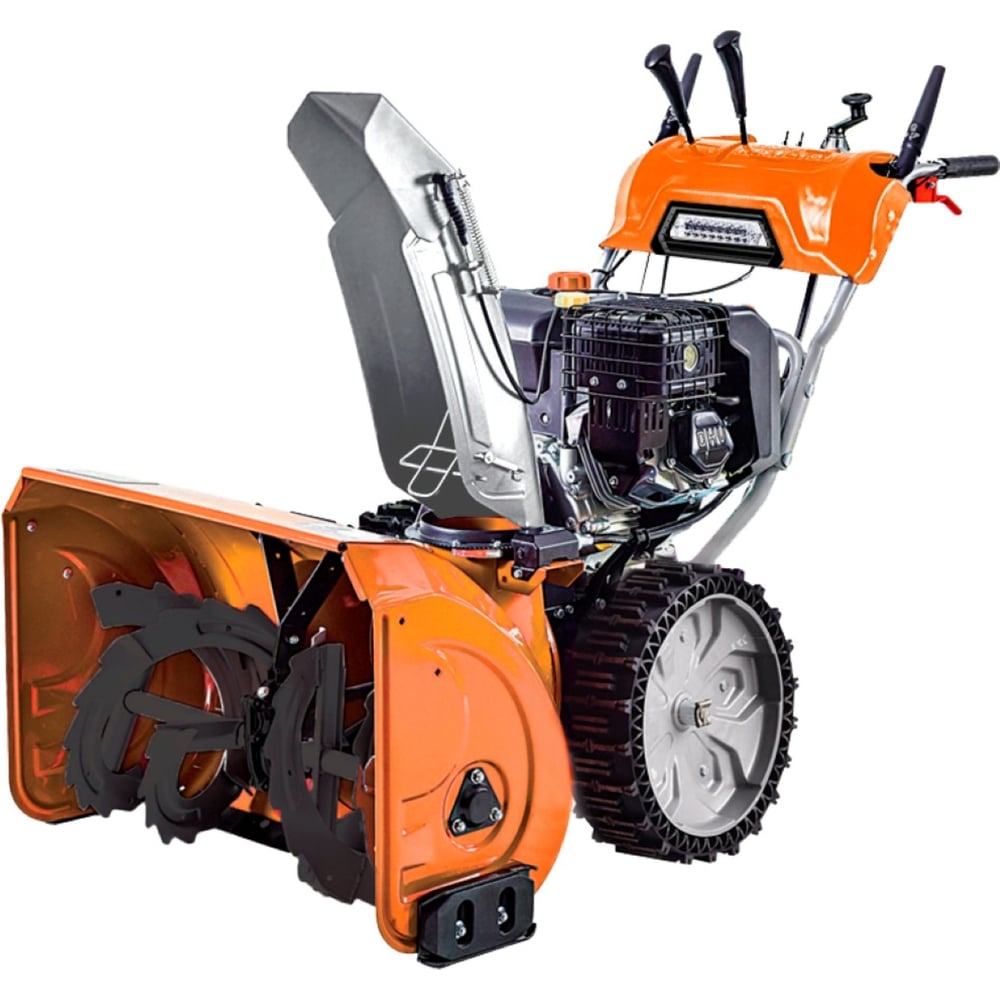 Изображение товара Бензиновый снегоуборщик MAXPILER MST-4900D, мощность 9 л.с., самоход, электростарт, фара