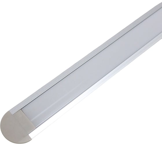 Изображение товара Алюминиевый врезной профиль прямой с экраном truEnergy 30x6мм анодированный 2м 19090