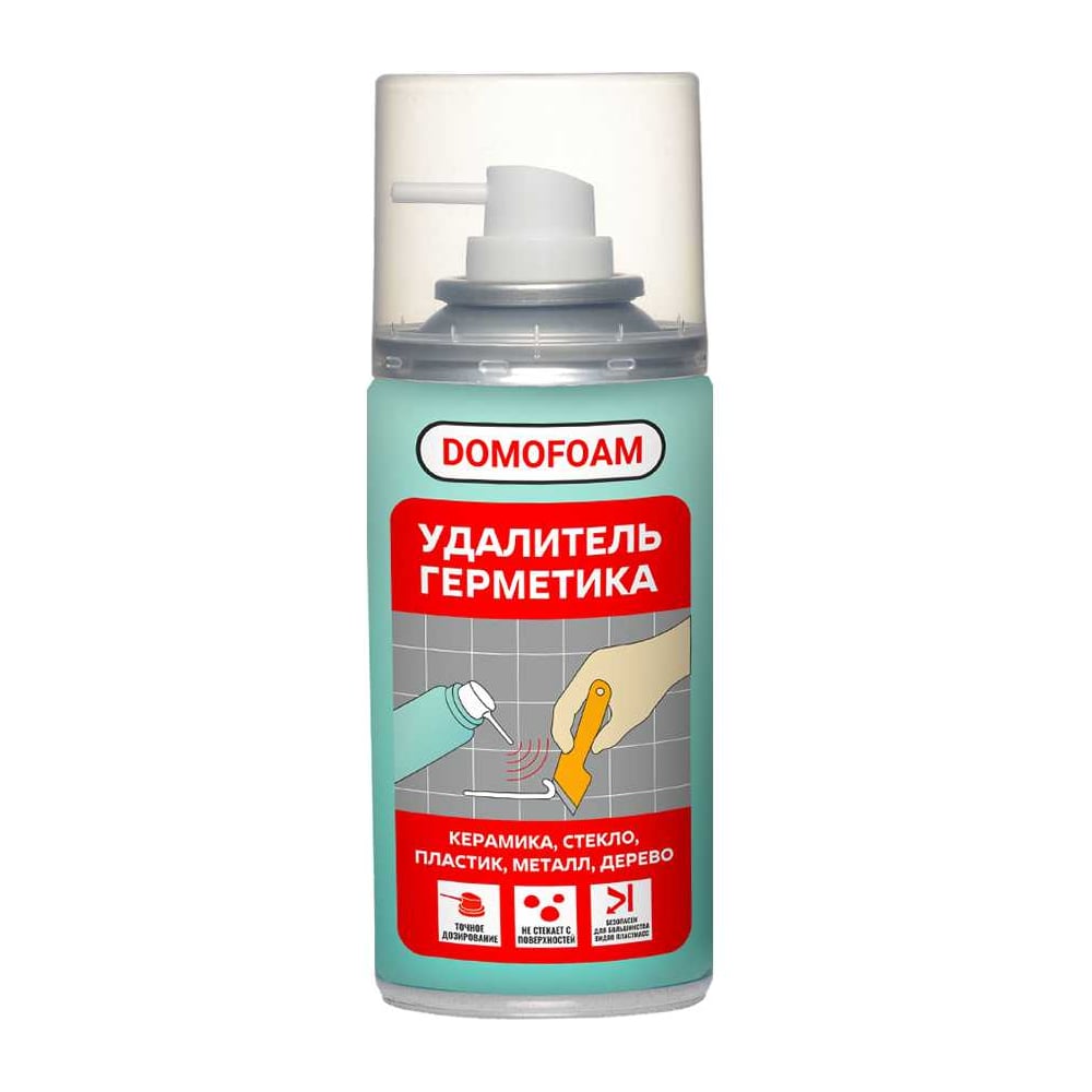 Изображение товара Спрей-удалитель герметика DOMOFOAM 0.210л аэрозоль для металл стекло и дерево
