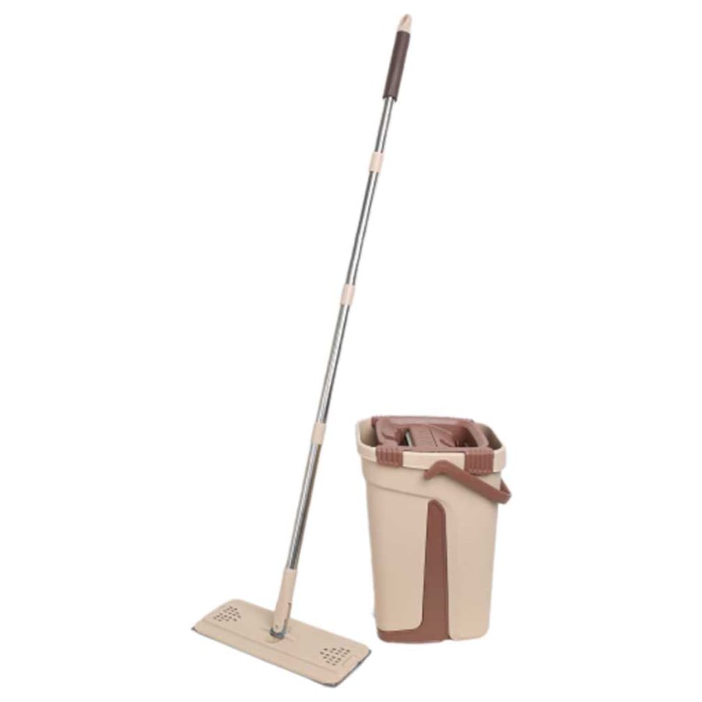 Изображение товара Швабра и ведро с отжимом для мытья пола SKIPER 10 л комплект