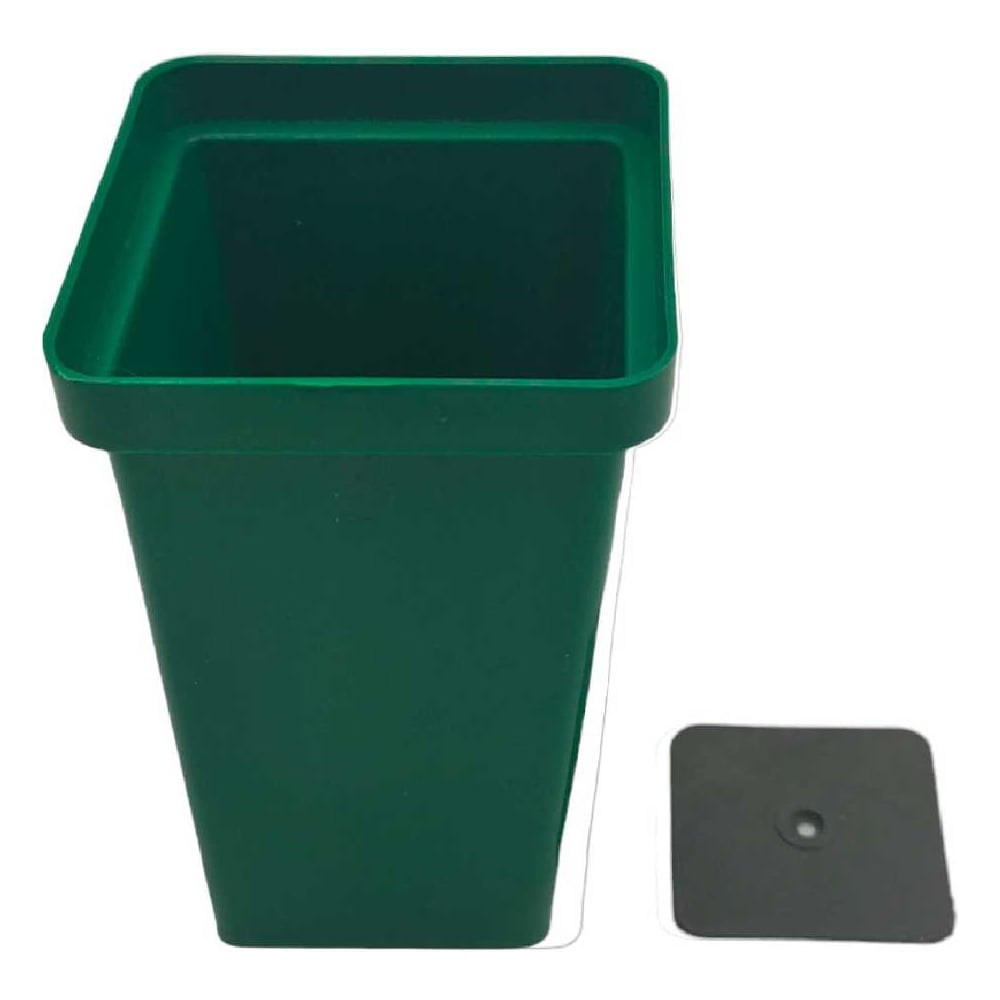 Изображение товара Горшок для рассады 6.5х6.5х12см ЛЕТО 0.3 л, с вкладышем, пластик (334), 50 шт 90614