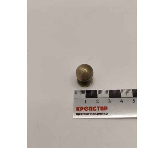 Изображение товара Ручка-кнопка мебельная Крепстор РК-288 бронза, Пакет 4 шт. 4665317043247