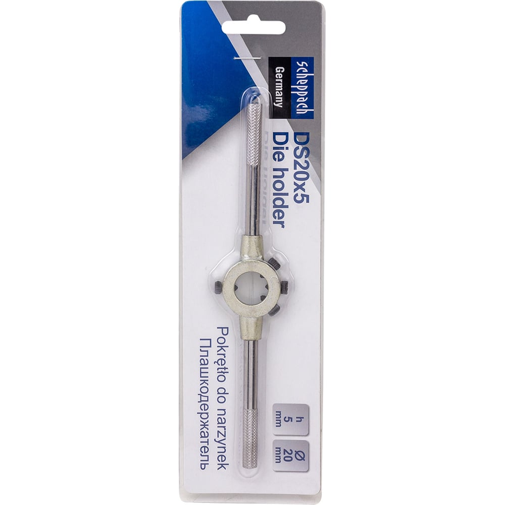 Изображение товара Плашкодержатель Scheppach 20X5 Sch-DS20X5 для плашек 20 мм полупрофессиональный