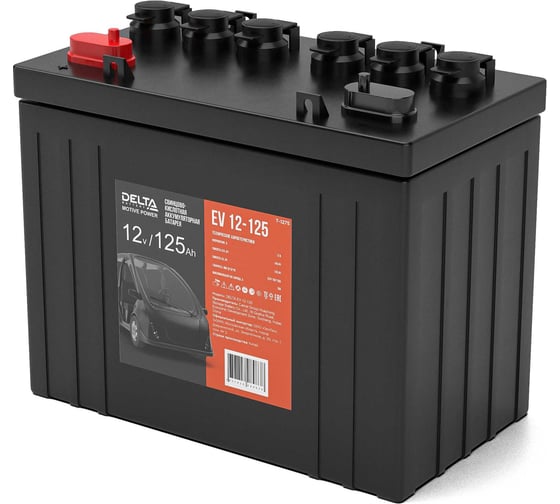 Изображение товара Тяговая батарея для гольфкаров DELTA EV 12-125