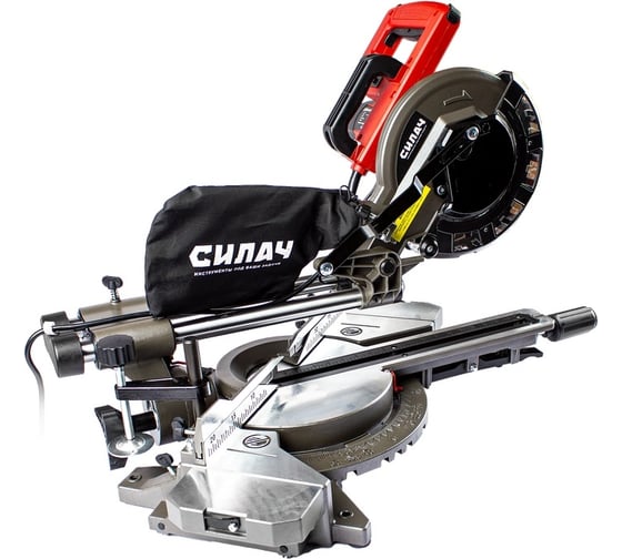 Изображение товара Пила торцовочная СИЛАЧ ПТ-210.2000, 2000Вт, 210/30мм, 4700 об/мин, угол повор 45/наклон 45, 1/9 025995