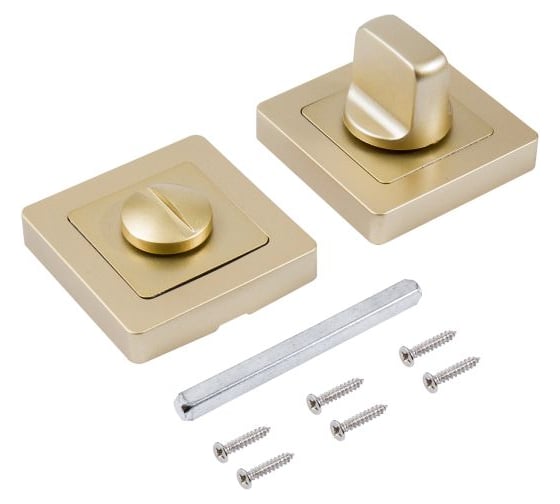 Изображение товара Сантехническая завертка к ручкам Стандарт P-BK-S1 MSG матовое золото 17247