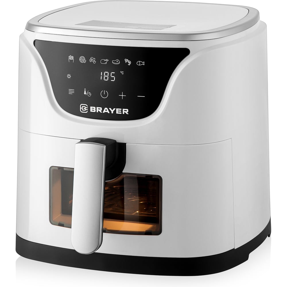 Изображение товара Аэрогриль BRAYER 2036BR-WH 1500 Вт, 5 л, таймер LCD-дисплей