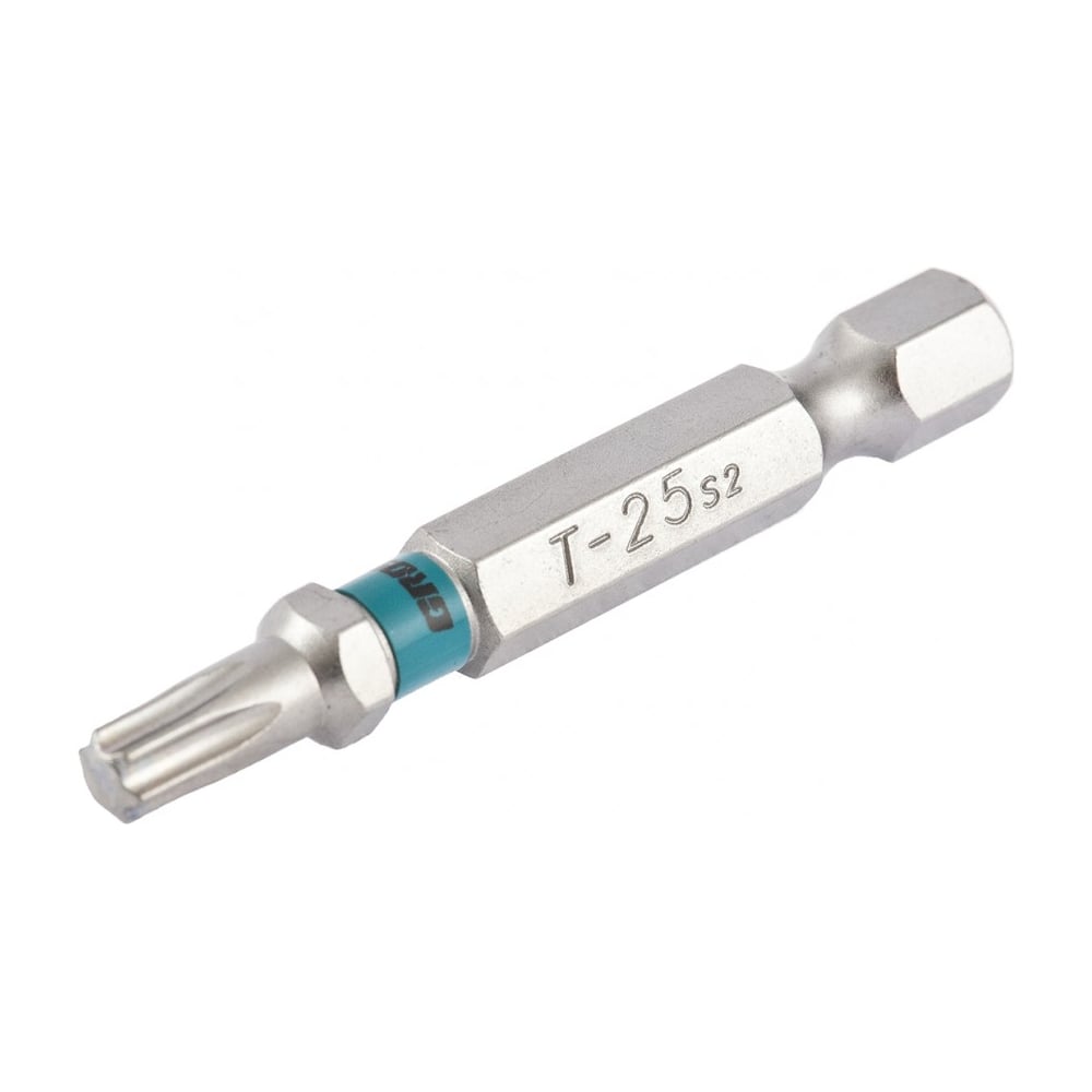 Изображение товара Бита GROSS Torx 25, 50мм, сталь S2, шестигр., 10 шт 114071