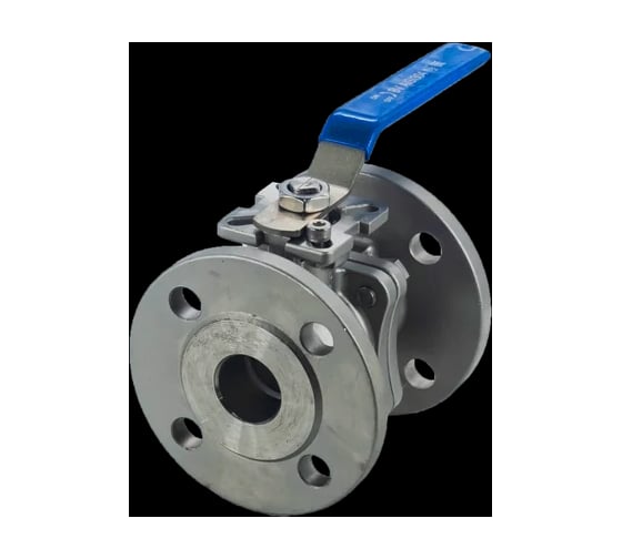 Изображение товара Кран шаровый фланцевый под привод NEWKEY нержавеющий (2PC), AISI304 DN40 (1_1/2), (CF8), PN40 NK-BFtph(2PC)40/4