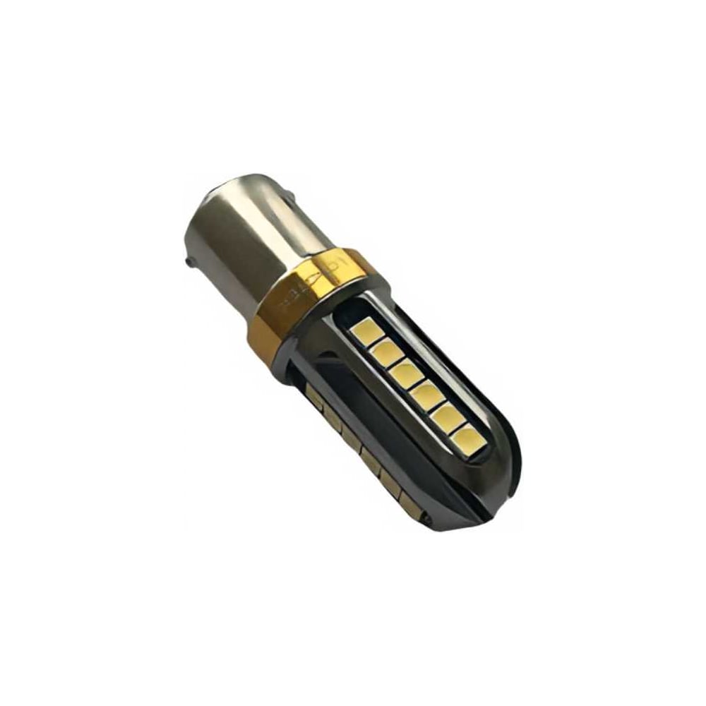 Изображение товара Автолампа светодиодная LONGTEK P21W (1156), 12–24 В, BA15s, белая, 3030/24, комплект 2 шт 1156-0225W