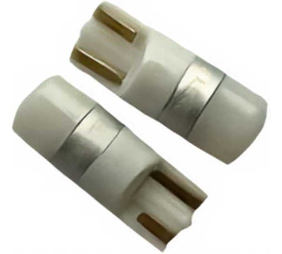 Изображение товара Автолампа светодиодная LONGTEK W5W(T10) 12-24V W2,1x9,5d White  (БЕЛЫЙ, 3030/1), комплект 2 шт T10-0225W