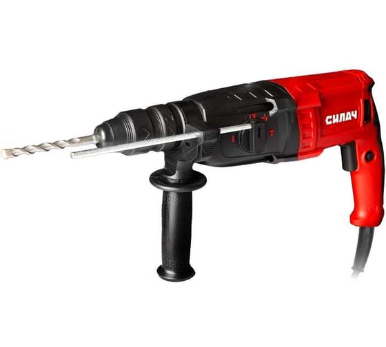 Изображение товара Перфоратор электрический СИЛАЧ ПЭ-4.3-960П (960Вт, 0-1300об/м, 0-5500уд/мин, 4,3Дж, 3 реж, SDS+/QCC, кейс) (1/4) 026612
