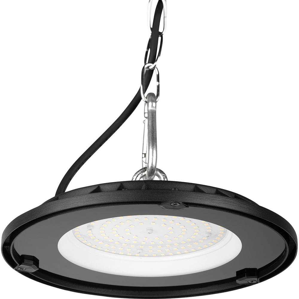 Изображение товара Подвесной светодиодный светильник ЭРА SPP-402-0-40K-100 IP65 100 Вт черный для улицы и помещений