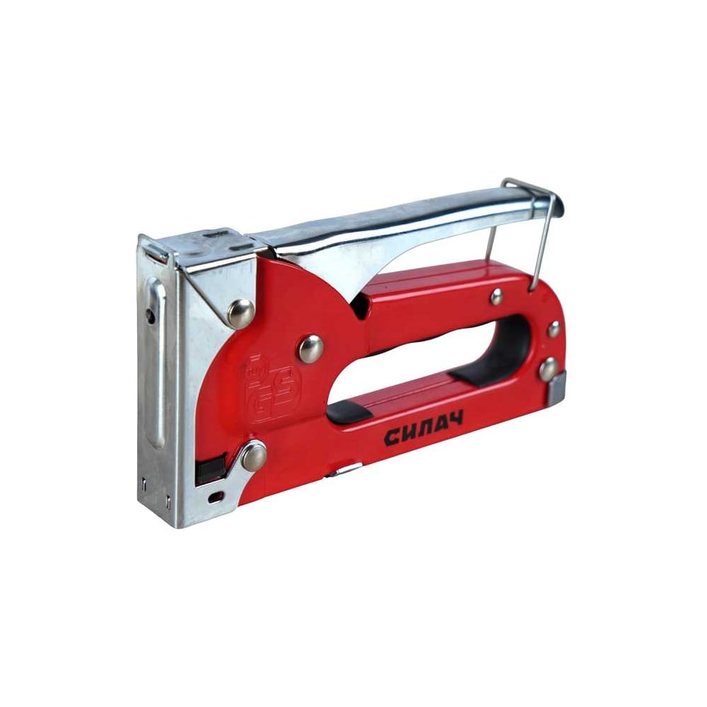 Изображение товара Мебельный степлер СИЛАЧ металл ТИП 53A, скобы 4-8 мм, легкий и прочный