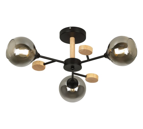 Изображение товара Люстра Rivoli Elouisa, 3×E27, 60 Вт, модерн, 9181-303 Б0068419