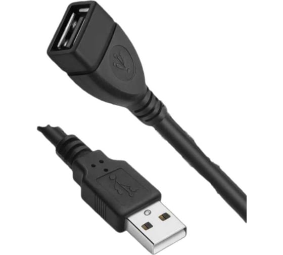 Изображение товара Кабель удлинитель КОМПАНИЯ ФОРТОН USB2.0, 1.5м ВИ175