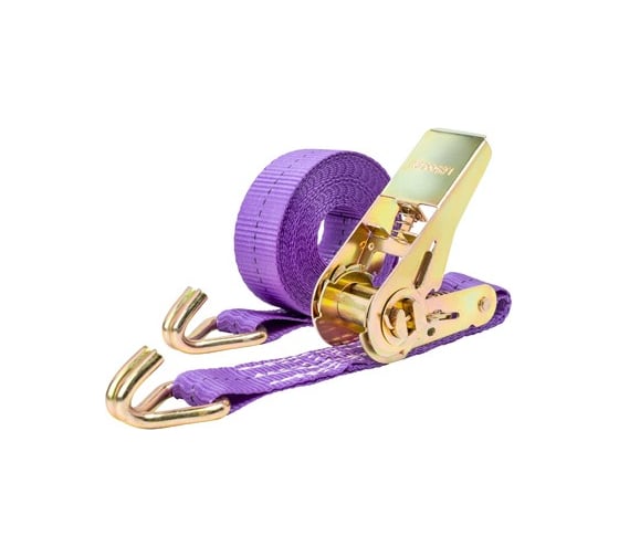 Изображение товара Стяжка груза SKYWAY STAFF 1 т, 5м, 25мм, фиолетовый, храповый механизм, с крюками, полиэстер 1шт S03601037