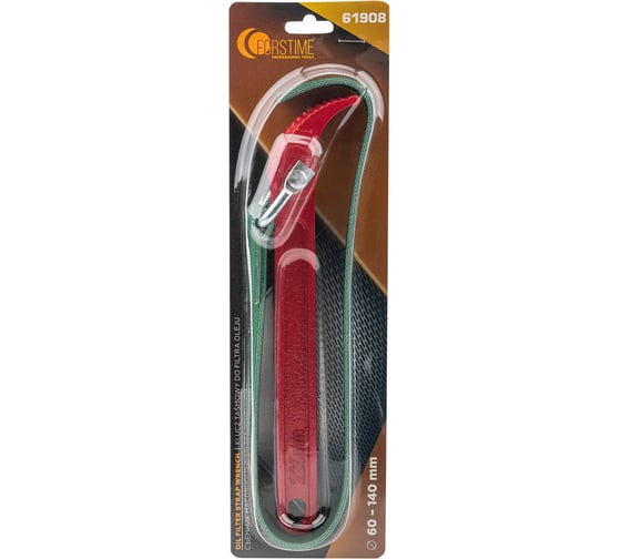 Изображение товара Ключ ременной для снятия масляного фильтра FORSTIME ремень 490х20мм, для фильтров 60-140мм FT-61908(63289)