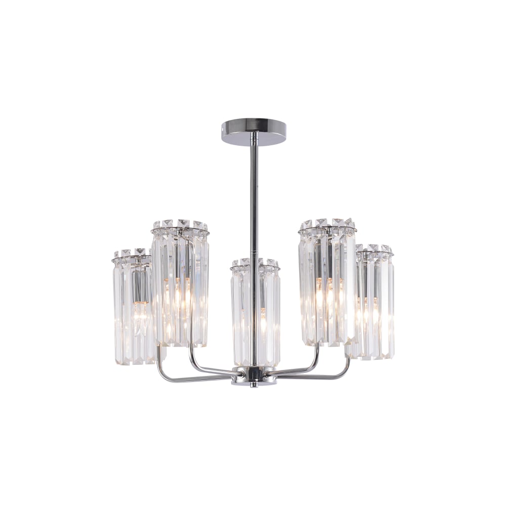 Изображение товара Люстра Rivoli Ifa 5хE14 40Вт хрусталь модерн подвесная