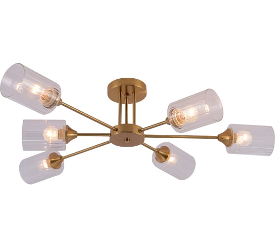 Изображение товара Люстра Rivoli Gill, 6×E27, 60 Вт, модерн, 9188-306 Б0070147