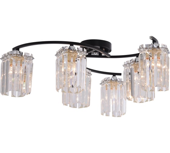 Изображение товара Люстра Rivoli June, 6×E27, 60 Вт, хрусталь, 1062-306 Б0070168