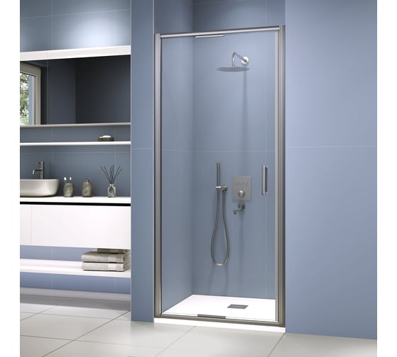 Изображение товара Душевая дверь RGW 80x200 SV-05-2-Gr серый/ребристое/8 мм (Easy) 703205208-1510