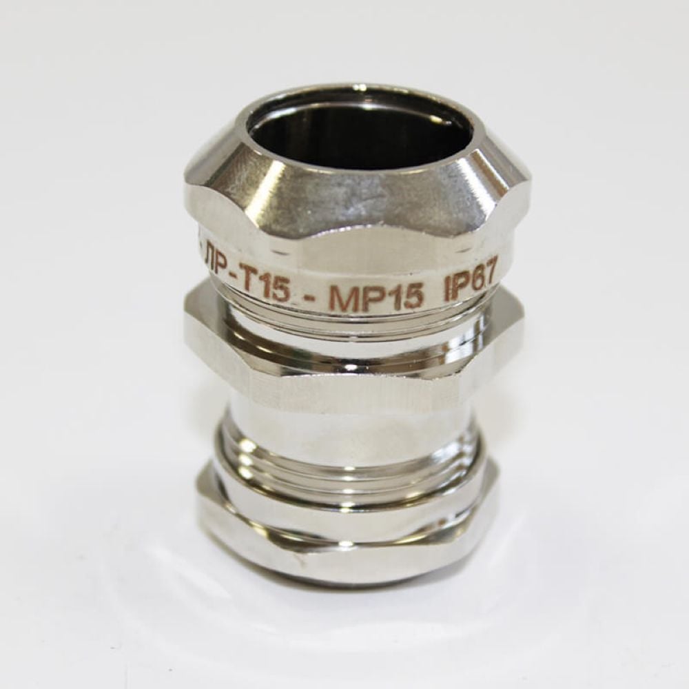 Изображение товара Муфта ГОФРОМАТИК МТР-НС-Т15-МР15 IP67 нержавеющая сталь 15 мм