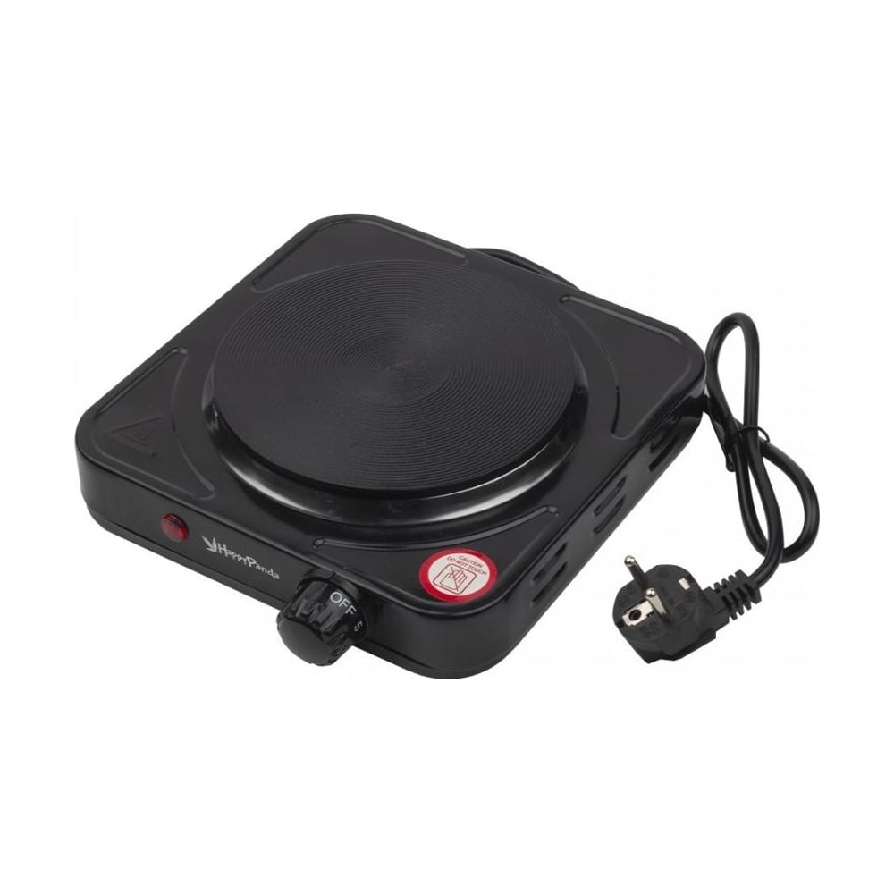 Изображение товара Электроплита HAPPY PANDA HP-01BK 1000Вт 155мм черная с механическим управлением