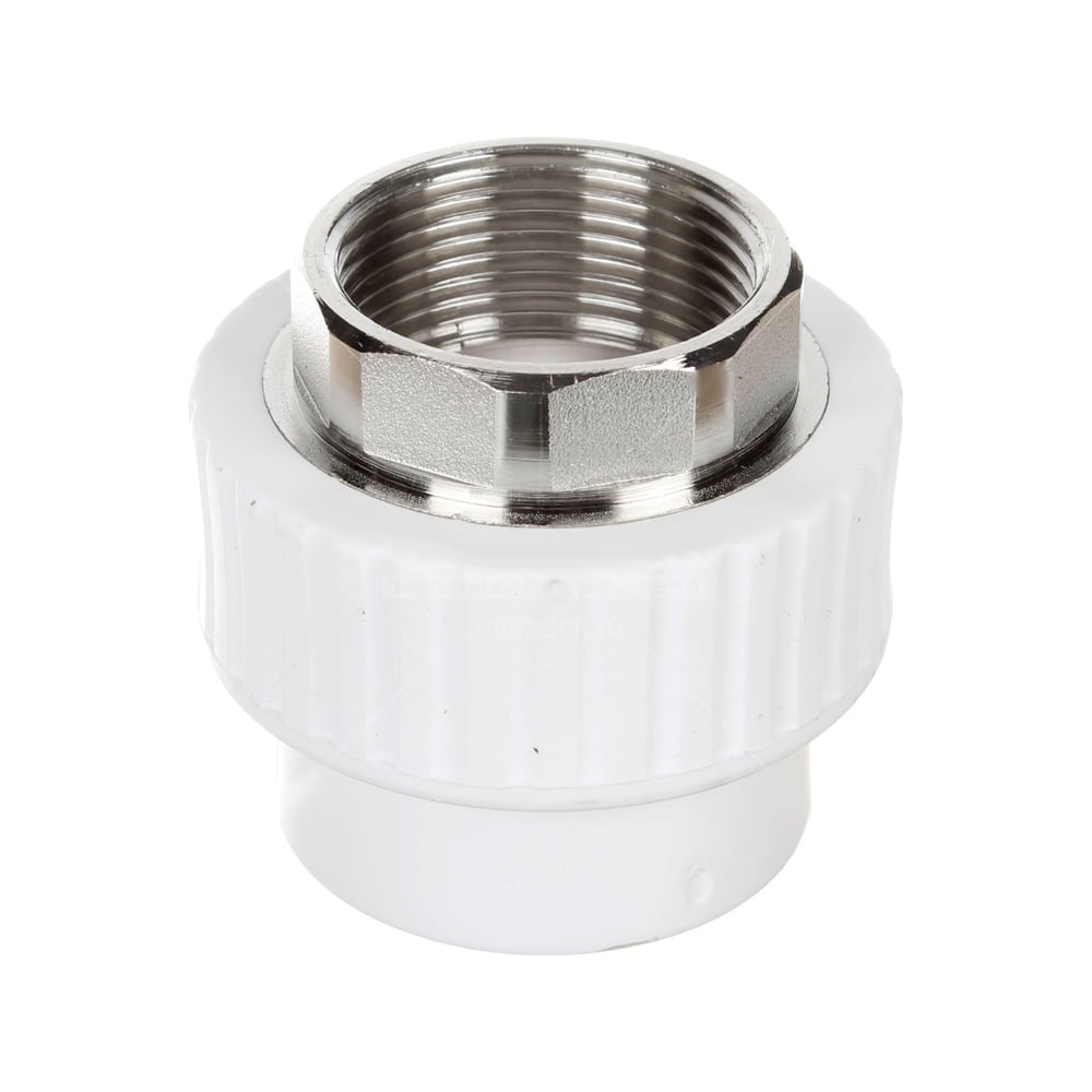 Изображение товара Муфта полипропиленовая Imperial ф 63-2 2F белая для труб диаметром 63 мм