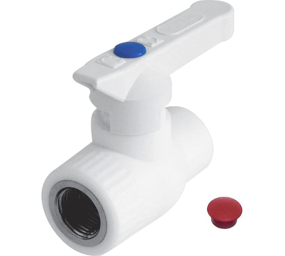 Изображение товара Белый кран шаровой Imperial ф 25-3/4 внут. полипропиленовый PPR 40-062